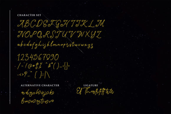 Jager Signature Font Poster 4