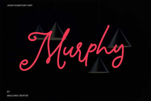 Jager Signature Font Poster 8