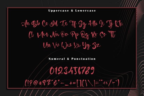 James Tomas Font Poster 8
