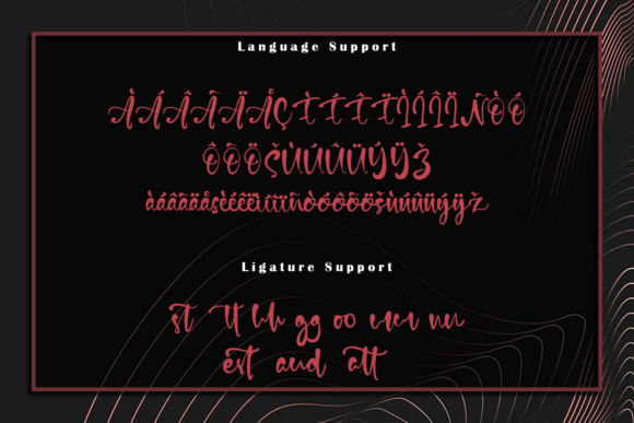 James Tomas Font Poster 9