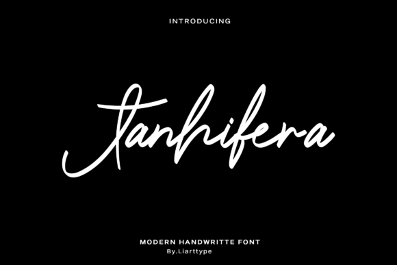 Janhifera Font Poster 1