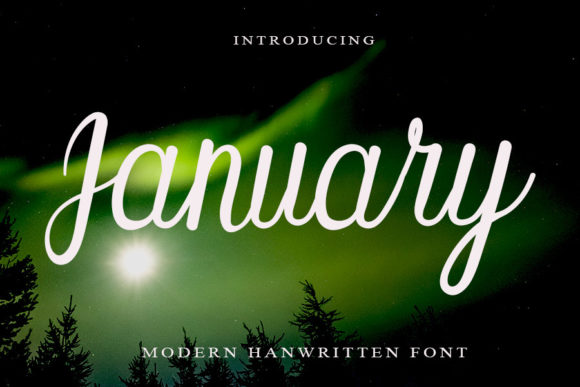 January Font Poster 1