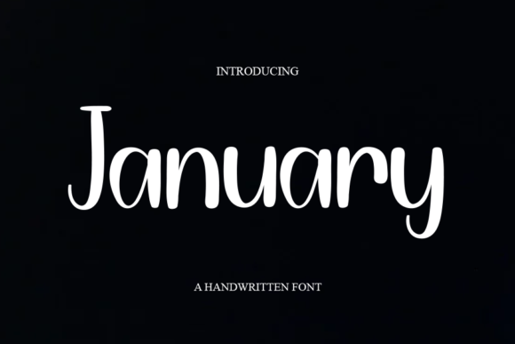 January Font Poster 1