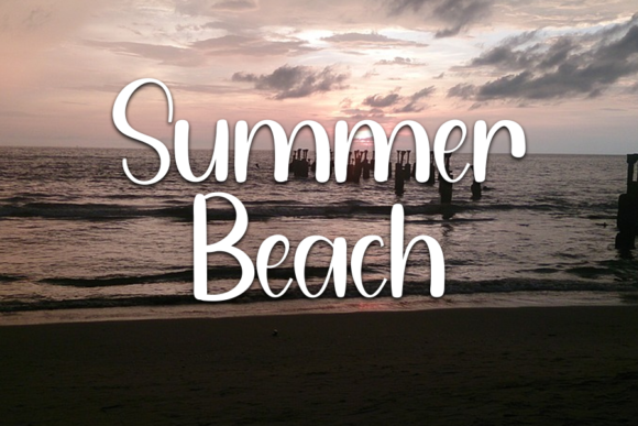 January Font Poster 2