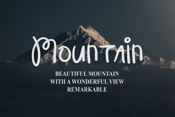 January is Comming Font Poster 4