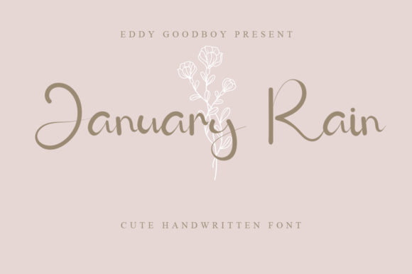 January Rain Font