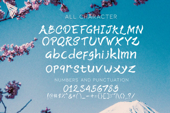 Japan Wave Font Poster 3