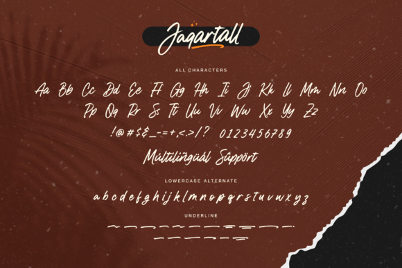 Jaqartall Font Poster 9