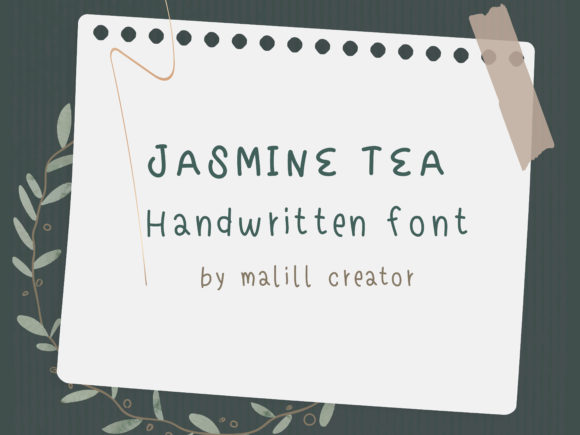 Jasmine Tea Font Poster 1