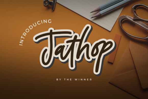 Jathop Font Poster 1