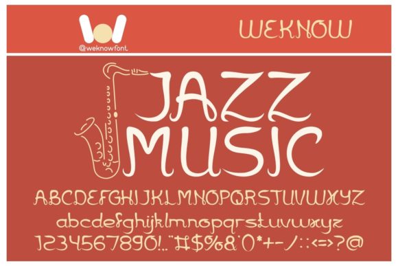 Jazz Music Font