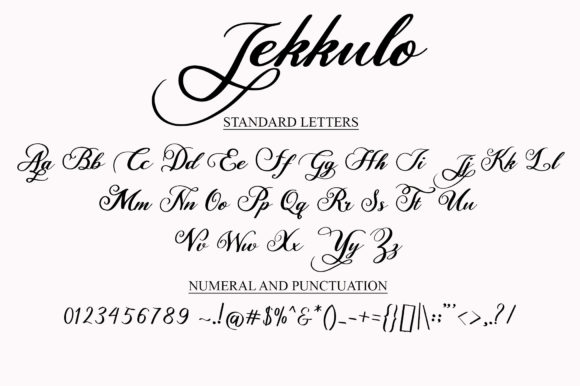 Jekkulo Font Poster 5