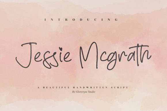 Jessie Mcgrath Font Poster 1