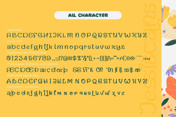 Jessiecans Font Poster 6