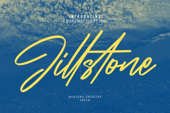 Jillstone Font Jillstone Font Poster 1