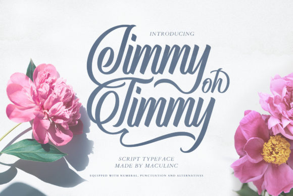 Jimmy Oh Timmy Font Poster 1