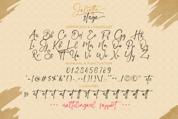 Jinstage Font Poster 7
