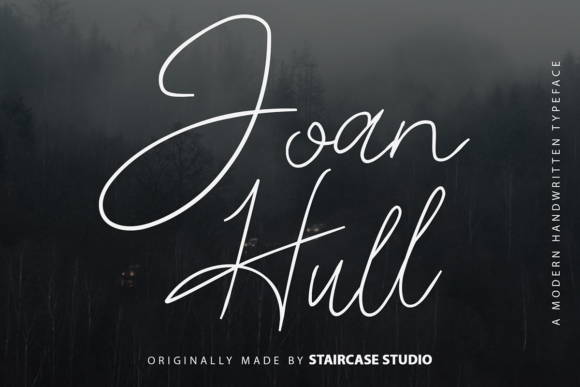 Joan Hull Font Poster 1