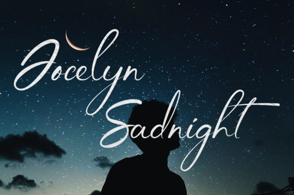 Jocelyn Sadnight Font Poster 1