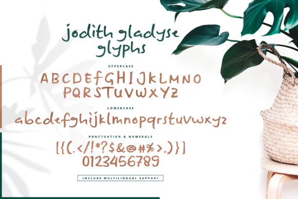 Jodith Gladyse Font Poster 11