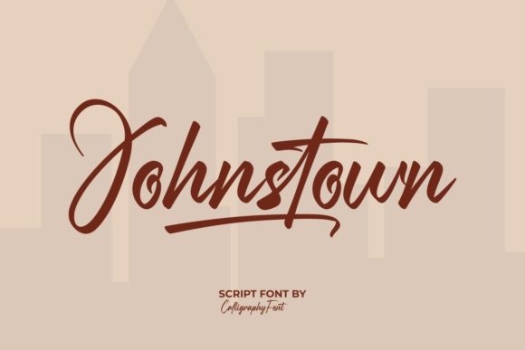 Johnstown Font Poster 1