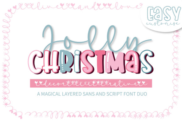 Jolly Christmas Font Poster 1
