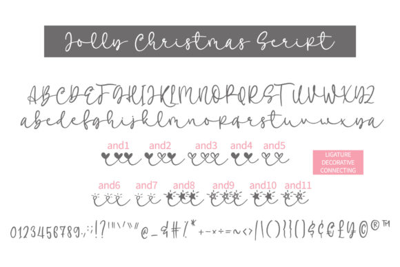 Jolly Christmas Font Poster 2