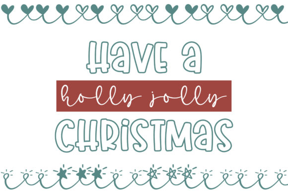 Jolly Christmas Font Poster 15