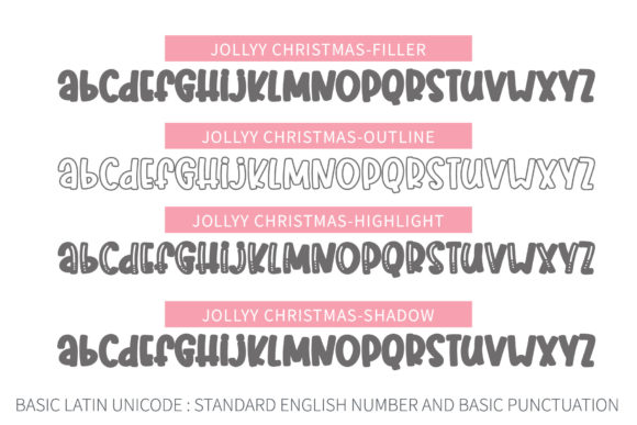 Jolly Christmas Font Poster 4