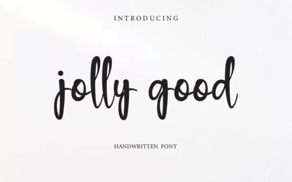 Jolly Good Font Poster 1