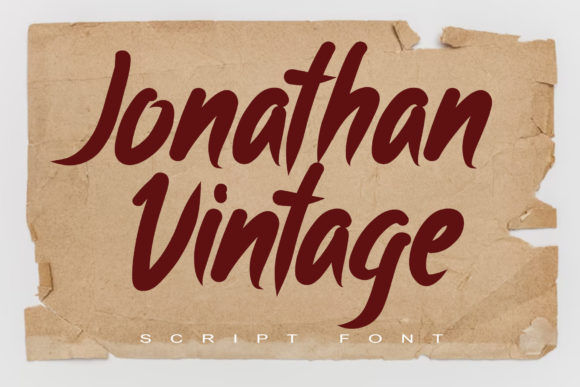 Jonathan Vintage Font Poster 1