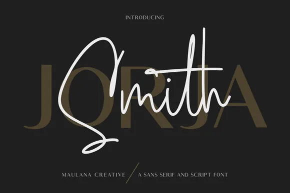 Jorja Smith Font Duo Font Jorja Smith Font Duo Font Poster 1