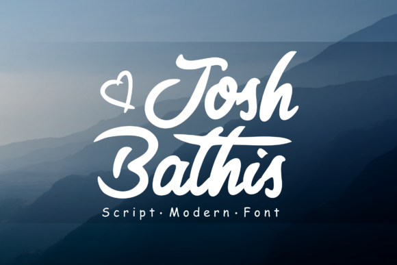 Josh Bathis Font Poster 1