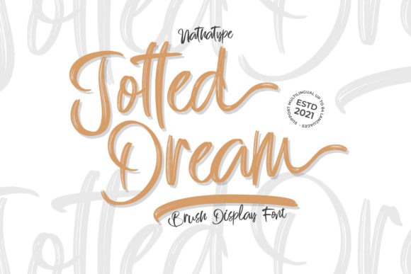 Jotted Dream Font Poster 1