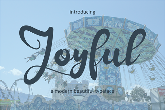 Joyful Font Poster 1