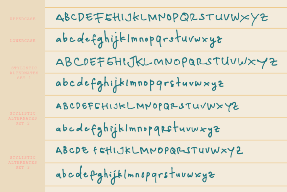 Joyful Heart Font Poster 16