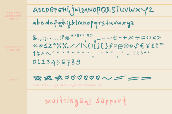 Joyful Heart Font Poster 17