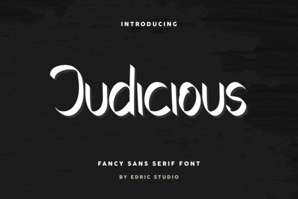 Judicious Font Poster 1