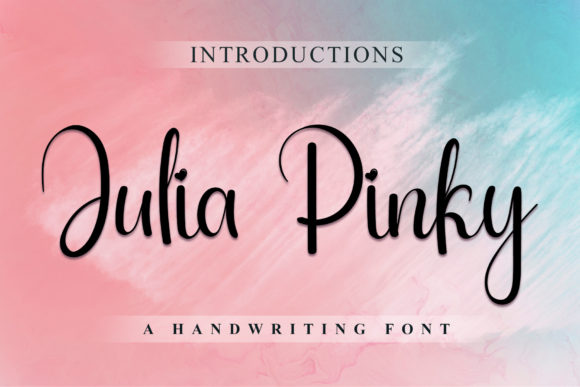 Julia Pinky Font Poster 1
