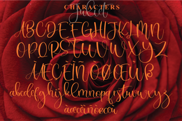 Juliet Font Poster 2