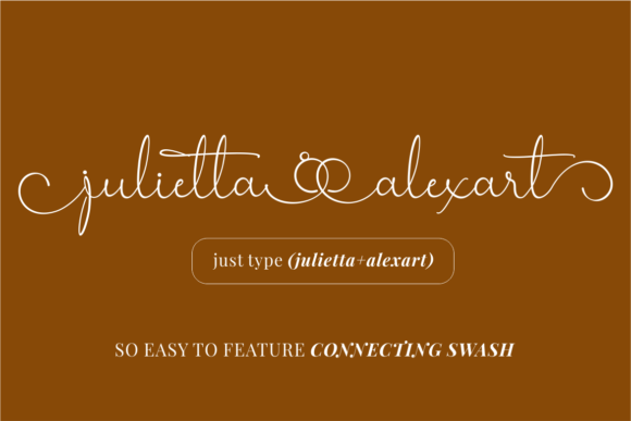 Julietta Alexart Font Poster 2