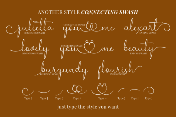 Julietta Alexart Font Poster 3