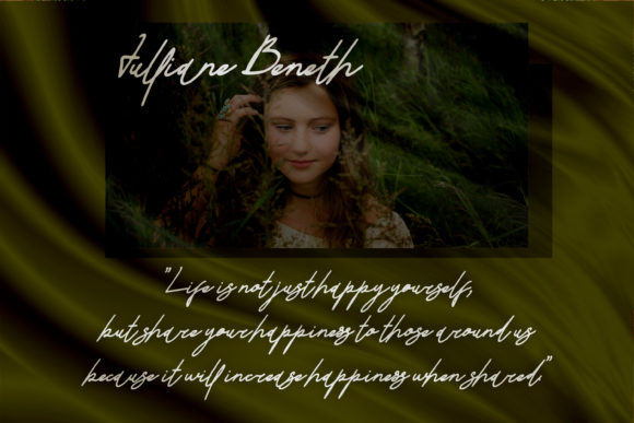 Julliane Font Poster 2