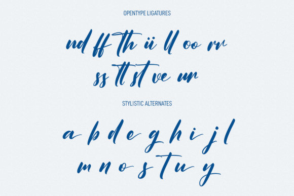 Jully Matters Script Font Poster 9