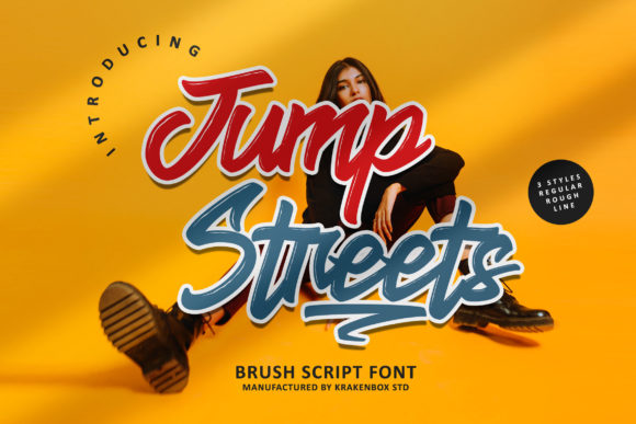 Jump Streets Script Font Poster 1