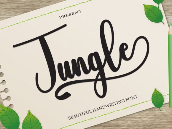 Jungle Font Poster 1