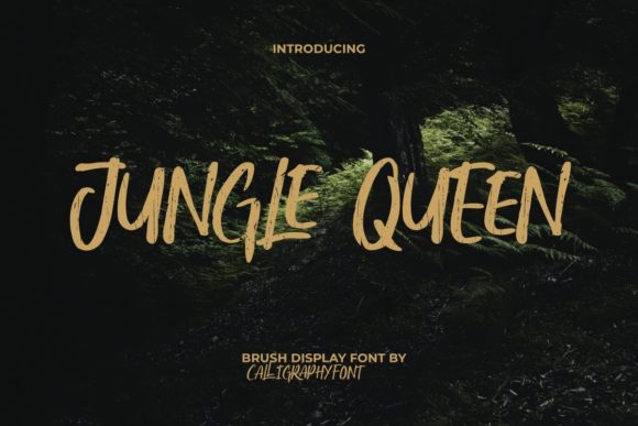 Jungle Queen Font Poster 1