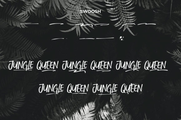 Jungle Queen Font Poster 7