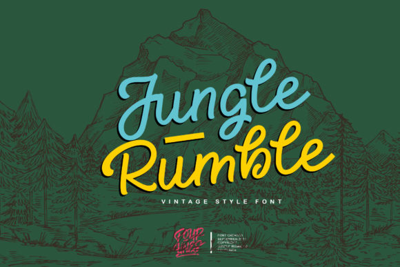 Jungle Rumble Font Poster 1