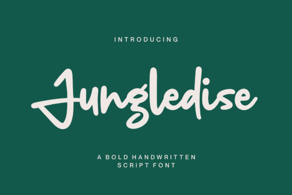 Jungledise Font Poster 1